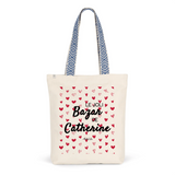 Tote Bag Premium - Le joli Bazar de Catherine - 2 Coloris - Durable - Cadeau Personnalisable - Cadeaux-Positifs.com -Unique-Rouge-