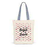 Tote Bag Premium - Le joli Bazar de Lucile - 2 Coloris - Durable - Cadeau Personnalisable - Cadeaux-Positifs.com -Unique-Rouge-