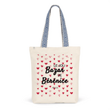 Tote Bag Premium - Le joli Bazar de Bérénice - 2 Coloris - Durable - Cadeau Personnalisable - Cadeaux-Positifs.com -Unique-Rouge-