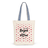 Tote Bag Premium - Le joli Bazar d'Elsa - 2 Coloris - Durable - Cadeau Personnalisable - Cadeaux-Positifs.com -Unique-Rouge-