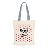 Tote Bag Premium - Le joli Bazar de Lisa - 2 Coloris - Durable - Cadeau Personnalisable - Cadeaux-Positifs.com -Unique-Rouge-