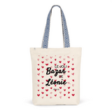 Tote Bag Premium - Le joli Bazar de Léonie - 2 Coloris - Durable - Cadeau Personnalisable - Cadeaux-Positifs.com -Unique-Rouge-