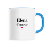Mug - Elena d'amour - 6 Coloris - Cadeau Original & Unique - Cadeau Personnalisable - Cadeaux-Positifs.com -Unique-Blanc-