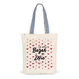 Tote Bag Premium - Le joli Bazar de Zélie - 2 Coloris - Durable - Cadeau Personnalisable - Cadeaux-Positifs.com -Unique-Rouge-