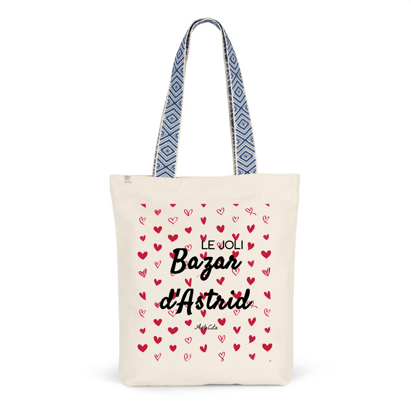Cadeau anniversaire : Tote Bag Premium - Le joli Bazar d'Astrid - 2 Coloris - Durable - Cadeau Personnalisable - Cadeaux-Positifs.com -Unique-Bleu-