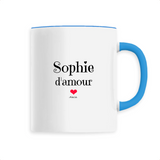 Mug - Sophie d'amour - 6 Coloris - Cadeau Original & Tendre - Cadeau Personnalisable - Cadeaux-Positifs.com -Unique-Blanc-