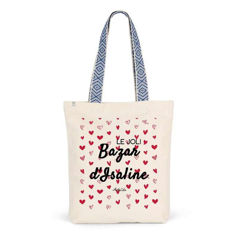 Cadeau anniversaire : Tote Bag Premium - Le joli Bazar d'Isaline - 2 Coloris - Durable - Cadeau Personnalisable - Cadeaux-Positifs.com -Unique-Bleu-