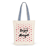 Tote Bag Premium - Le joli Bazar de Margot - 2 Coloris - Durable - Cadeau Personnalisable - Cadeaux-Positifs.com -Unique-Rouge-