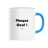 Mug - Phoque Oeuf - 6 Coloris - Cadeau Drôle - Humour - Cadeau Personnalisable - Cadeaux-Positifs.com -Unique-Blanc-