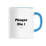 Mug - Phoque Dix - 6 Coloris - Cadeau Drôle - Humour - Cadeau Personnalisable - Cadeaux-Positifs.com -Unique-Blanc-