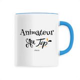Mug - Animateur au Top - 6 Coloris - Cadeau Original - Cadeau Personnalisable - Cadeaux-Positifs.com -Unique-Blanc-