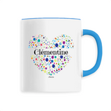 Mug - Clémentine (Coeur) - 6 Coloris - Cadeau Unique & Tendre - Cadeau Personnalisable - Cadeaux-Positifs.com -Unique-Blanc-