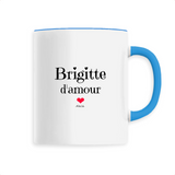 Mug - Brigitte d'amour - 6 Coloris - Cadeau Original & Tendre - Cadeau Personnalisable - Cadeaux-Positifs.com -Unique-Blanc-