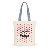 Tote Bag Premium - Le joli Bazar de Nadège - 2 Coloris - Durable - Cadeau Personnalisable - Cadeaux-Positifs.com -Unique-Rouge-