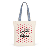 Tote Bag Premium - Le joli Bazar d'Anna - 2 Coloris - Cadeau Durable - Cadeau Personnalisable - Cadeaux-Positifs.com -Unique-Rouge-