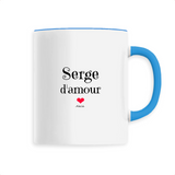 Mug - Serge d'amour - 6 Coloris - Cadeau Original & Tendre - Cadeau Personnalisable - Cadeaux-Positifs.com -Unique-Blanc-