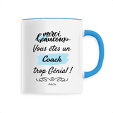 Mug - Merci vous êtes un Coach trop Génial - 6 Coloris - Unique - Cadeau Personnalisable - Cadeaux-Positifs.com -Unique-Blanc-