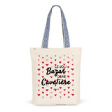 Tote Bag Premium - Le joli Bazar d'une Cavalière - 2 Coloris - Durable - Cadeau Personnalisable - Cadeaux-Positifs.com -Unique-Rouge-