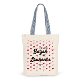Tote Bag Premium - Le joli Bazar de Laurence - 2 Coloris - Durable - Cadeau Personnalisable - Cadeaux-Positifs.com -Unique-Rouge-