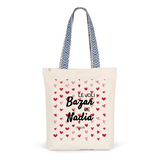 Tote Bag Premium - Le joli Bazar de Nadia - 2 Coloris - Durable - Cadeau Personnalisable - Cadeaux-Positifs.com -Unique-Rouge-