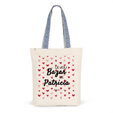 Tote Bag Premium - Le joli Bazar de Patricia - 2 Coloris - Durable - Cadeau Personnalisable - Cadeaux-Positifs.com -Unique-Rouge-