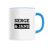 Mug - Serge & Jane - 6 Coloris - Cadeau Original & Mythique - Cadeau Personnalisable - Cadeaux-Positifs.com -Unique-Blanc-
