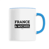 Mug - France & Michel - 6 Coloris - Cadeau Original & Mythique - Cadeau Personnalisable - Cadeaux-Positifs.com -Unique-Bleu-