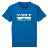 T-Shirt Premium - Michelle & Barack - Coton Bio - 12 Coloris - Mythique - Cadeau Personnalisable - Cadeaux-Positifs.com -XS-Bordeaux-