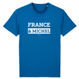 T-Shirt Premium - France & Michel - Coton Bio - 12 Coloris - Mythique - Cadeau Personnalisable - Cadeaux-Positifs.com -XS-Indigo-