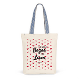 Tote Bag Premium - Le joli Bazar de Lison - 2 Coloris - Durable - Cadeau Personnalisable - Cadeaux-Positifs.com -Unique-Rouge-