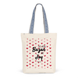 Tote Bag Premium - Le joli Bazar de Joy - 2 Coloris - Cadeau Durable - Cadeau Personnalisable - Cadeaux-Positifs.com -Unique-Rouge-
