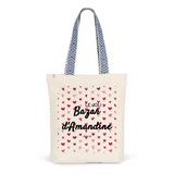 Tote Bag Premium - Le joli Bazar d'Amandine - 2 Coloris - Durable - Cadeau Personnalisable - Cadeaux-Positifs.com -Unique-Rouge-
