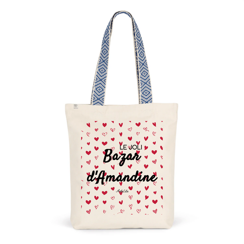 Cadeau anniversaire : Tote Bag Premium - Le joli Bazar d'Amandine - 2 Coloris - Durable - Cadeau Personnalisable - Cadeaux-Positifs.com -Unique-Bleu-
