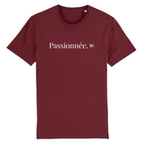 T-Shirt - Passionnée - Coton Bio - 7 Coloris - Cadeau Original - Cadeau Personnalisable - Cadeaux-Positifs.com -XS-Blanc-