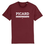 T-Shirt - Picard - Coton Bio - 7 Coloris - Cadeau Original - Cadeau Personnalisable - Cadeaux-Positifs.com -XS-Blanc-