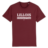 T-Shirt - Lillois - Coton Bio - 7 Coloris - Cadeau Original - Cadeau Personnalisable - Cadeaux-Positifs.com -XS-Indigo-