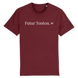 T-Shirt - Futur Tonton - Coton Bio - 7 Coloris - Cadeau Original - Cadeau Personnalisable - Cadeaux-Positifs.com -XS-Blanc-