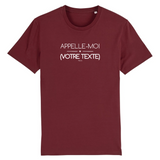 T-shirt Premium à Personnaliser - Appelle-Moi XXX - 11 Coloris - Cadeau Personnalisable - Cadeau Personnalisable - Cadeaux-Positifs.com -XS-Marine-