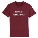 T-Shirt Premium - Serial Chiller - Coton Bio - 11 Coloris - Humour - Cadeau Personnalisable - Cadeaux-Positifs.com -XS-Indigo-