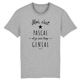 T-Shirt - Pascal est trop Génial - Coton Bio - Cadeau Original - Cadeau Personnalisable - Cadeaux-Positifs.com -XS-Blanc-