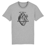 T-Shirt - Mon Coeur - Unisexe - Coton Bio - Cadeau Original - Cadeau Personnalisable - Cadeaux-Positifs.com -XS-Blanc-