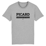 T-Shirt - Picard - Coton Bio - 7 Coloris - Cadeau Original - Cadeau Personnalisable - Cadeaux-Positifs.com -XS-Blanc-