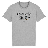 T-Shirt - Ostéopathe au Top - Homme - Coton Bio - Cadeau Original - Cadeau Personnalisable - Cadeaux-Positifs.com -XS-Blanc-