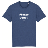 T-Shirt Premium - Phoque Datte - Coton Bio - 12 Coloris - Humour - Cadeau Personnalisable - Cadeaux-Positifs.com -XS-Indigo-