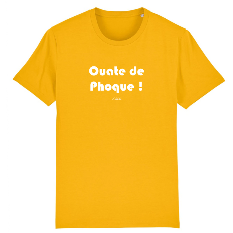 Cadeau anniversaire : T-Shirt Premium - Ouate de Phoque - Coton Bio - 12 Coloris - Humour - Cadeau Personnalisable - Cadeaux-Positifs.com -XS-Jaune-