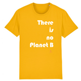 T-Shirt Premium - There is no Planet B - Coton Bio - 12 Coloris - Engagé - Cadeau Personnalisable - Cadeaux-Positifs.com -XS-Blanc-