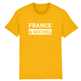 T-Shirt Premium - France & Michel - Coton Bio - 12 Coloris - Mythique - Cadeau Personnalisable - Cadeaux-Positifs.com -XS-Indigo-