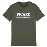 T-Shirt - Picard - Coton Bio - 7 Coloris - Cadeau Original - Cadeau Personnalisable - Cadeaux-Positifs.com -XS-Blanc-