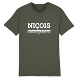 T-Shirt - Niçois - Coton Bio - 7 Coloris - Cadeau Original - Cadeau Personnalisable - Cadeaux-Positifs.com -XS-Blanc-