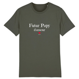 T-Shirt - Futur Papy d'amour - Coton Bio - 7 Coloris - Cadeau Original - Cadeau Personnalisable - Cadeaux-Positifs.com -XS-Marine-